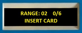 Control Unit Display After Power-On