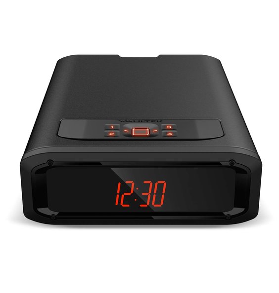 VAULTEK Smart Station Vorderansicht mit Uhr